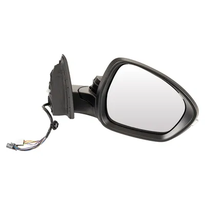wing mirror left convex heated, electrically foldable