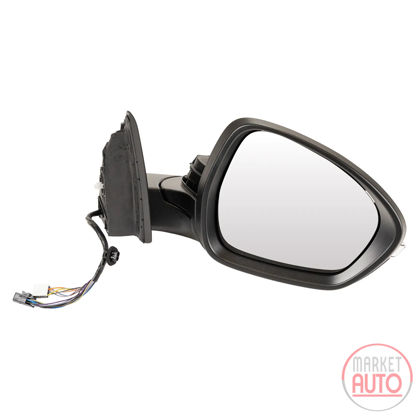 wing mirror left convex heated, electrically foldable