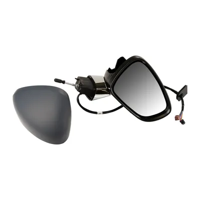 Right convex exterior mirror, heated, electrically folding