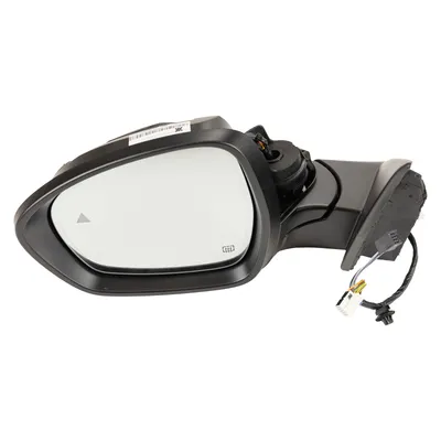wing mirror left heated, electrically foldable, convex