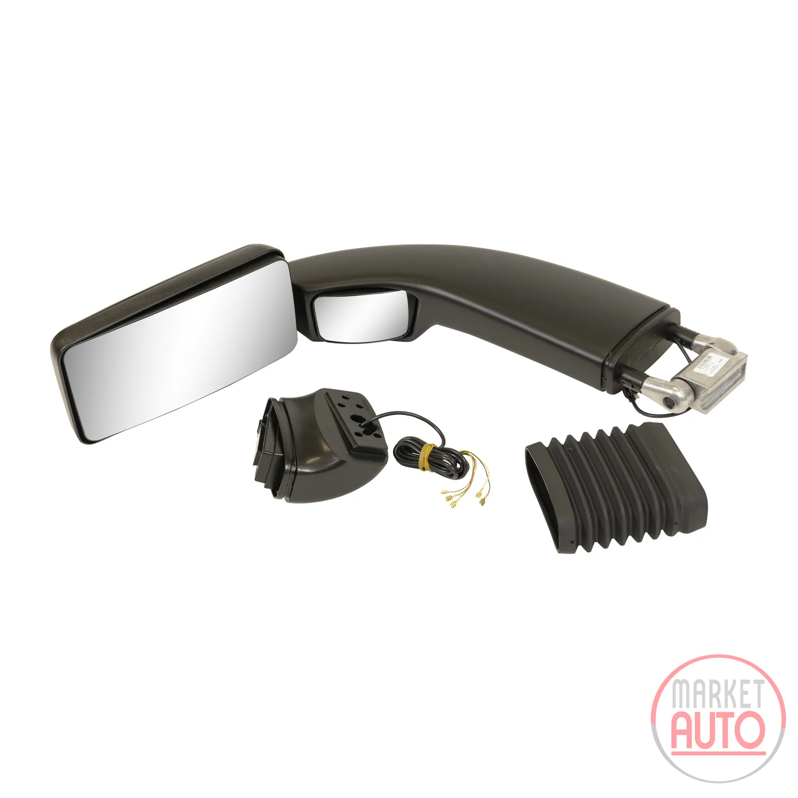 wing mirror hanging left electrically adjustable black 24V