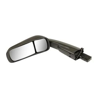wing mirror hanging on the left, electrically adjustable, wide-angle mirror, hea