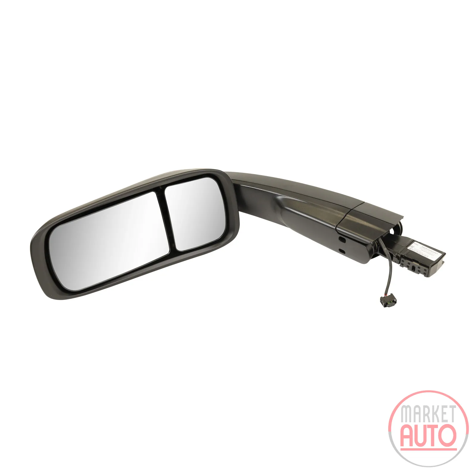 wing mirror hanging right, electrically adjustable, wide-angle mirror, heated