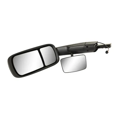 wing mirror hanging right, electrically adjustable, wide-angle mirror, heated