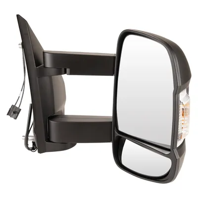 Right exterior mirror, long arm, electrically adjustable, heated, DAB antenna 16