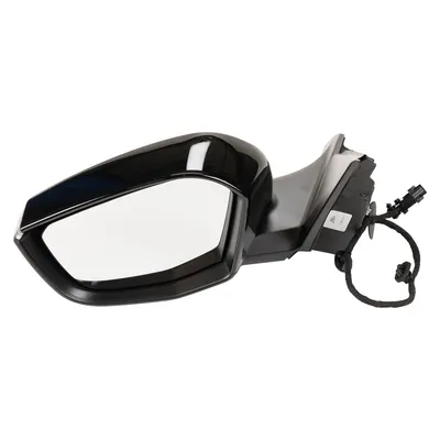 Left exterior mirror heated