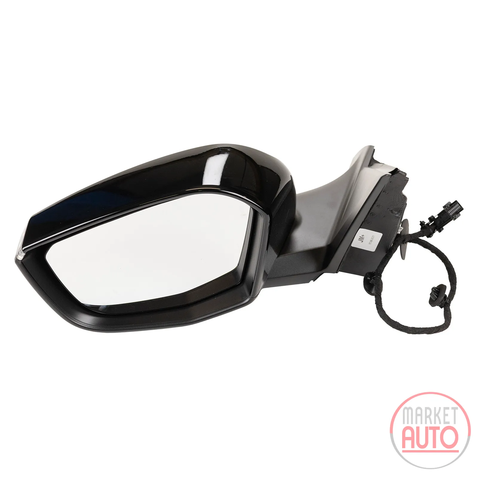 Left exterior mirror heated
