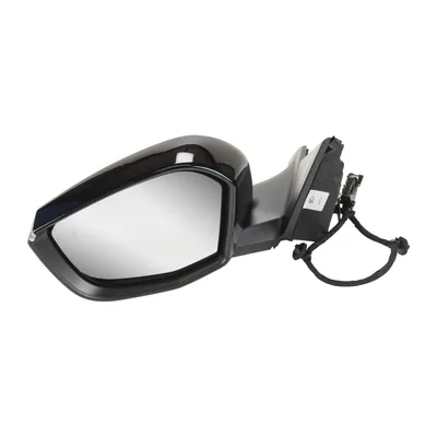 Left exterior mirror electrically adjustable and heated