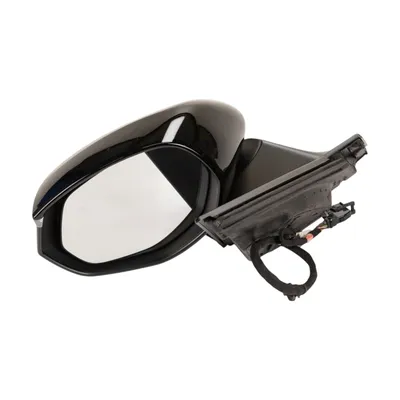 Left exterior mirror electrically folding