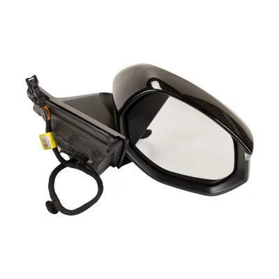 Right exterior mirror electrically folding