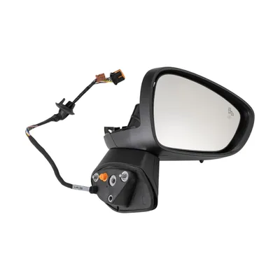 Right exterior mirror electrically folding