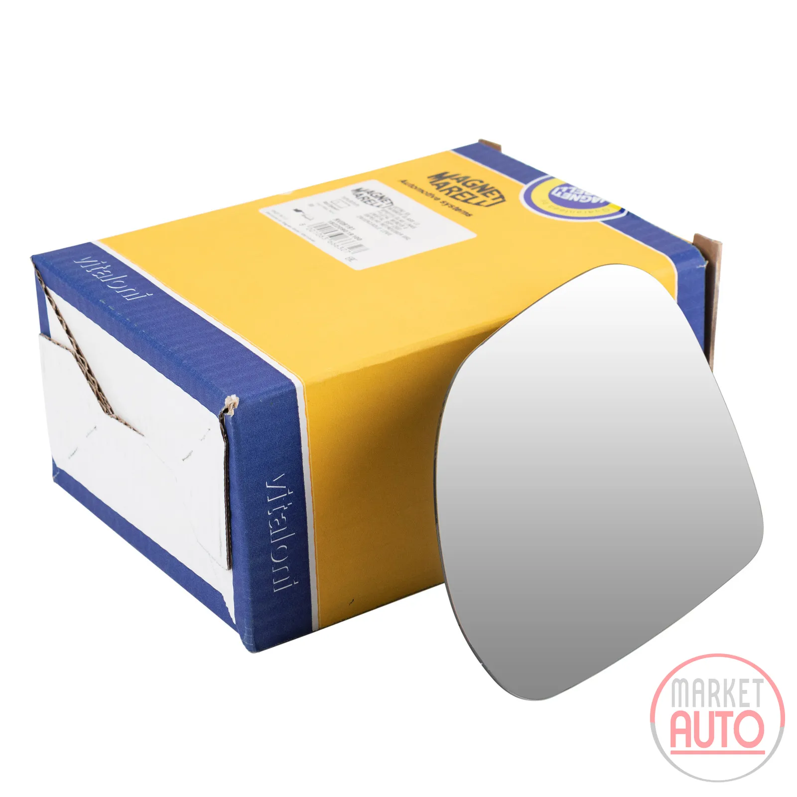 Mirror glass wing mirror left Magneti Marelli