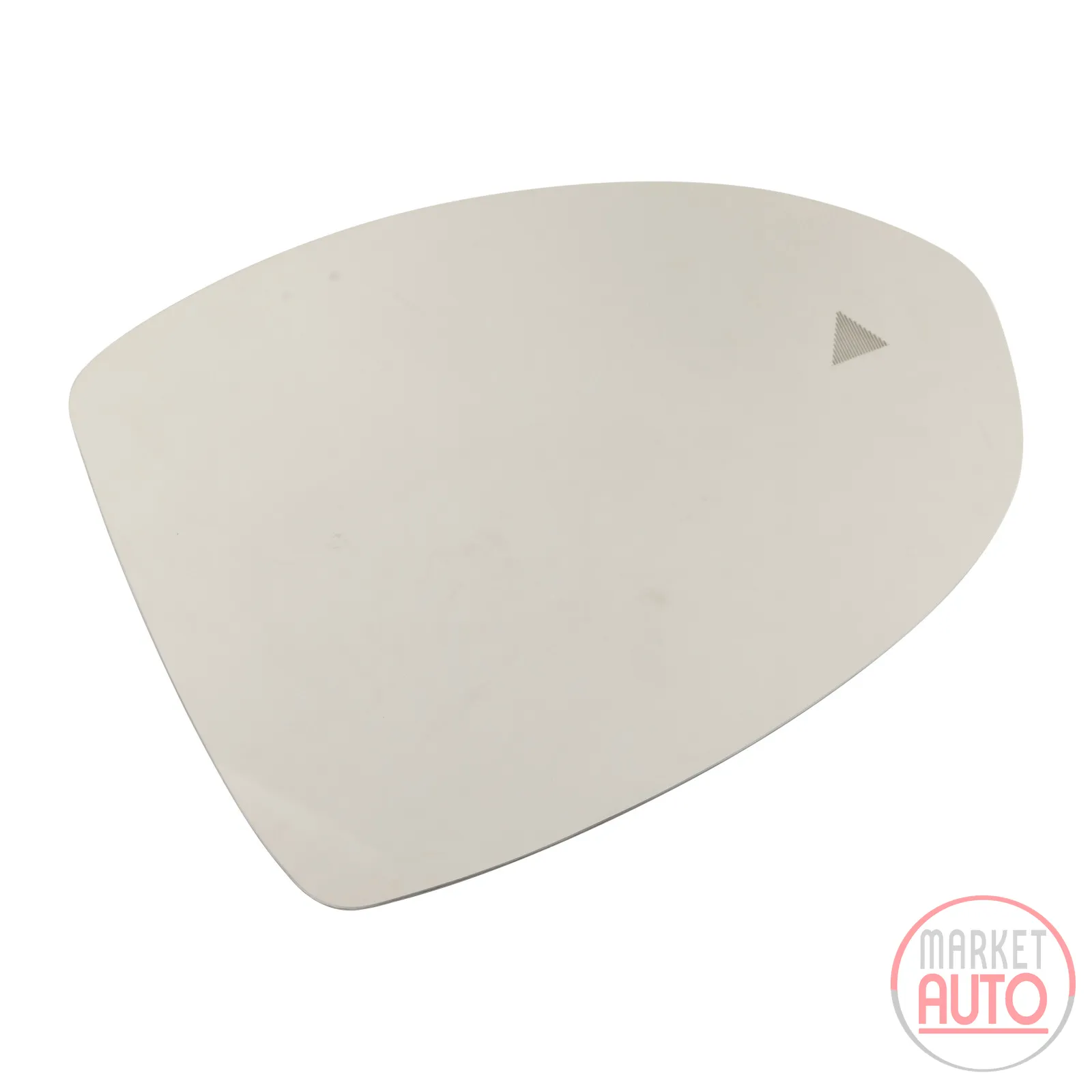 Heated right exterior mirror glass