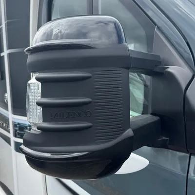 Set Mirror Protector Cap Black
