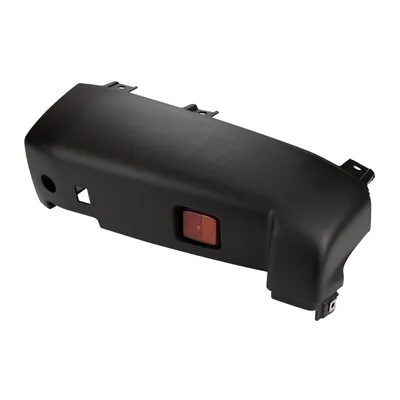 Bumper corner rear right black