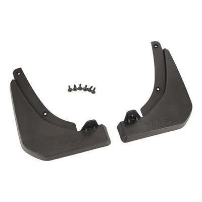 Rear mud flap set