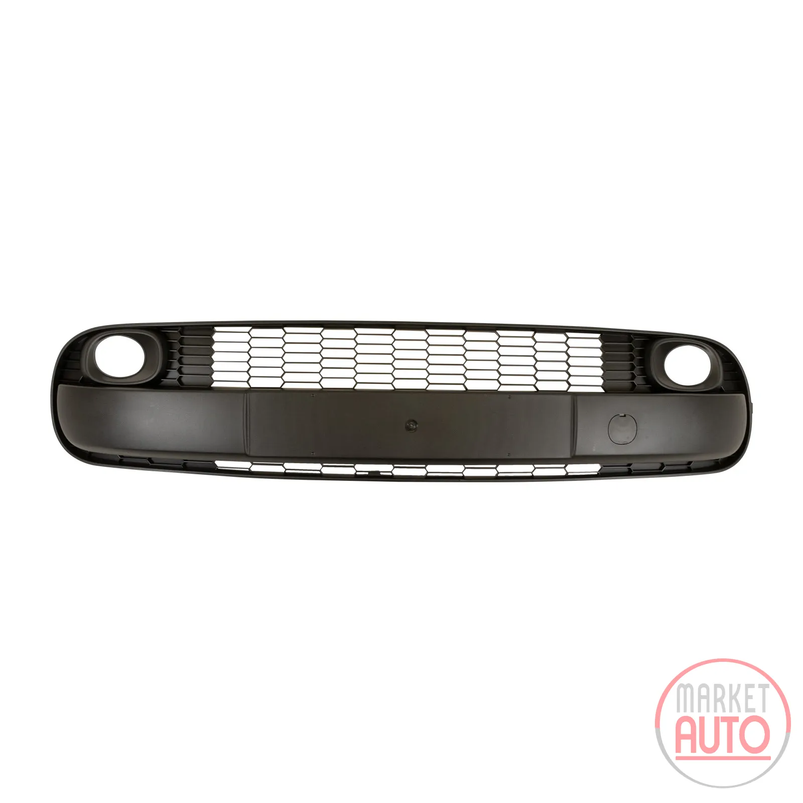 Radiator grille bumper center with fog lights