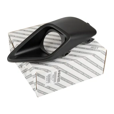 Cover panel on the left side of the front bumper