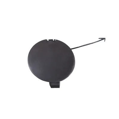 Bumper cover black front tow hook