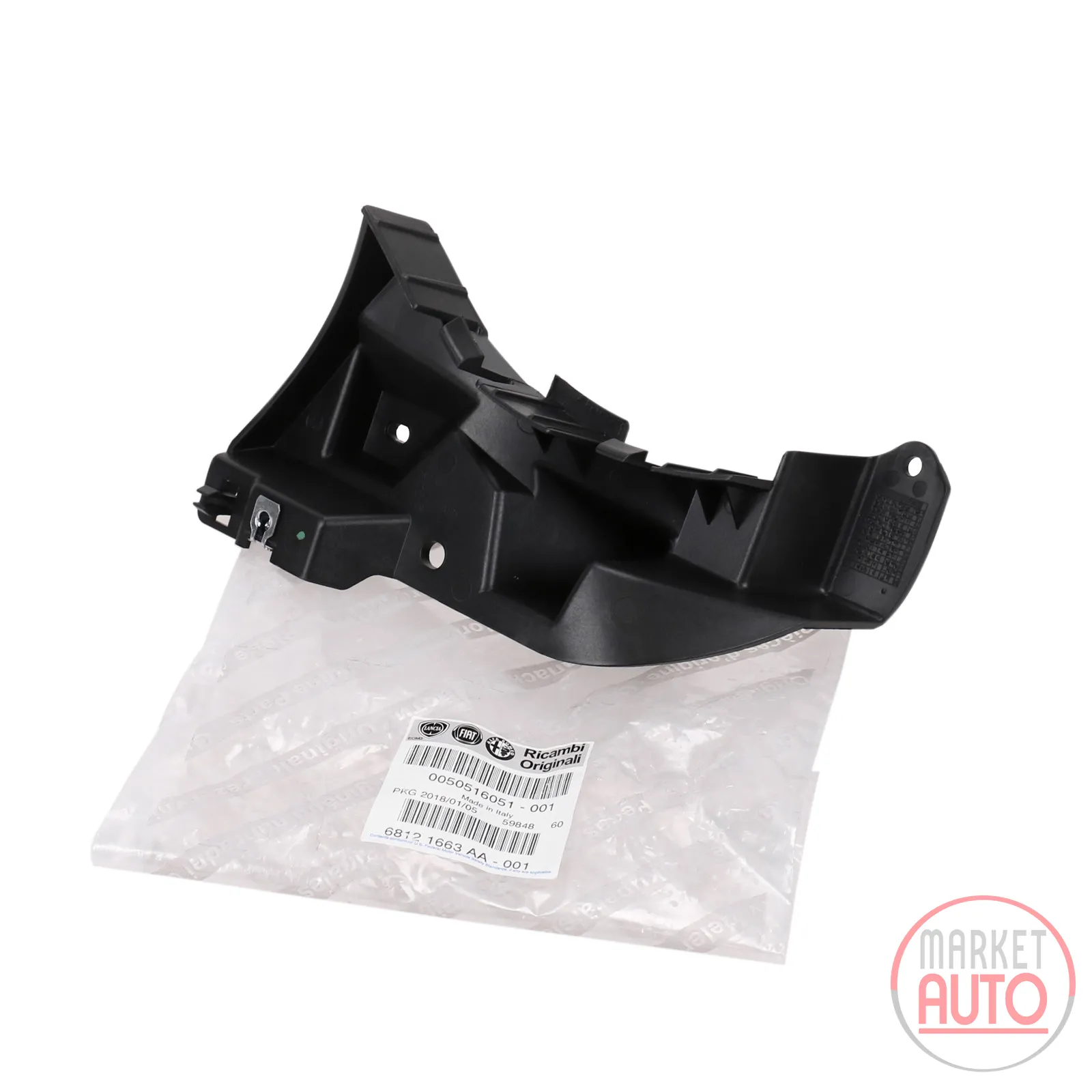 Bumper bar holder rear right