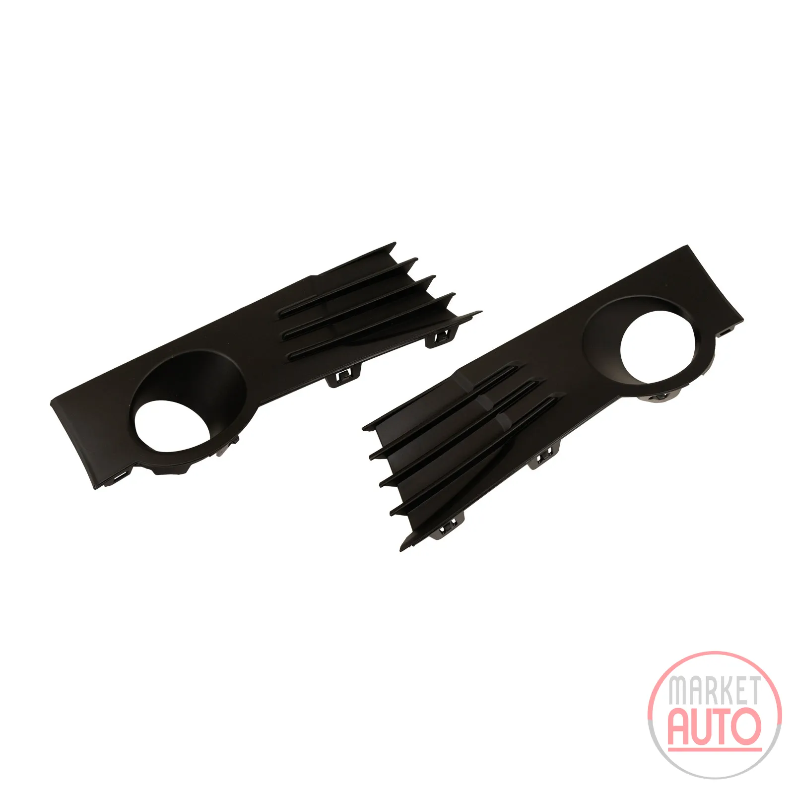 Cover caps for the front bumper