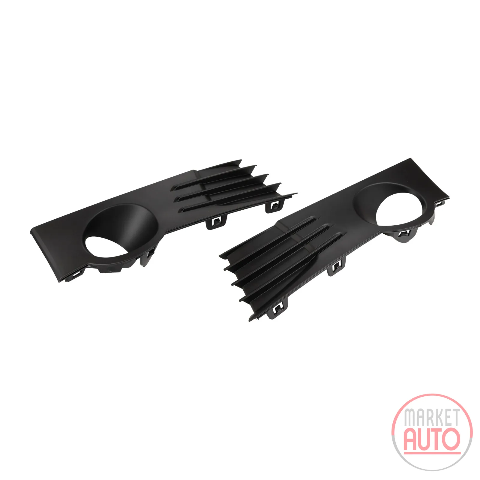 Cover caps for the front bumper