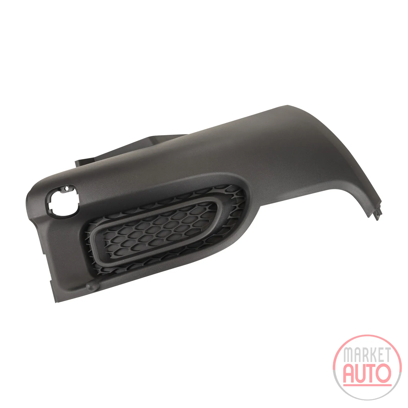 Cover cap for the front bumper right