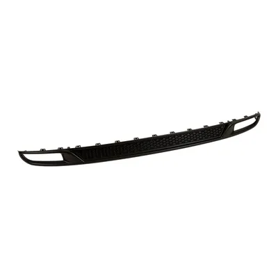 Cover trim strip on the rear bumper