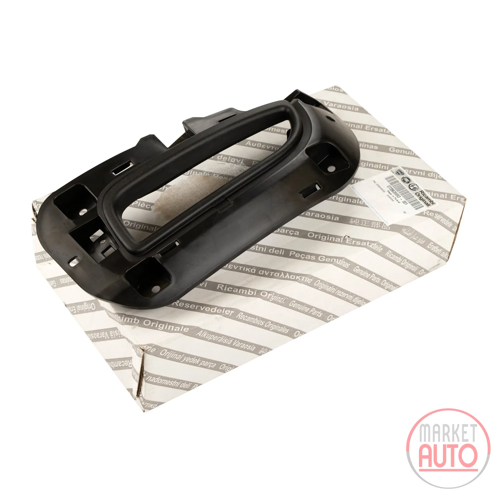 Bracket for the rear left bumper