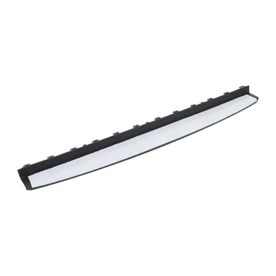 Cover strip on the rear bumper