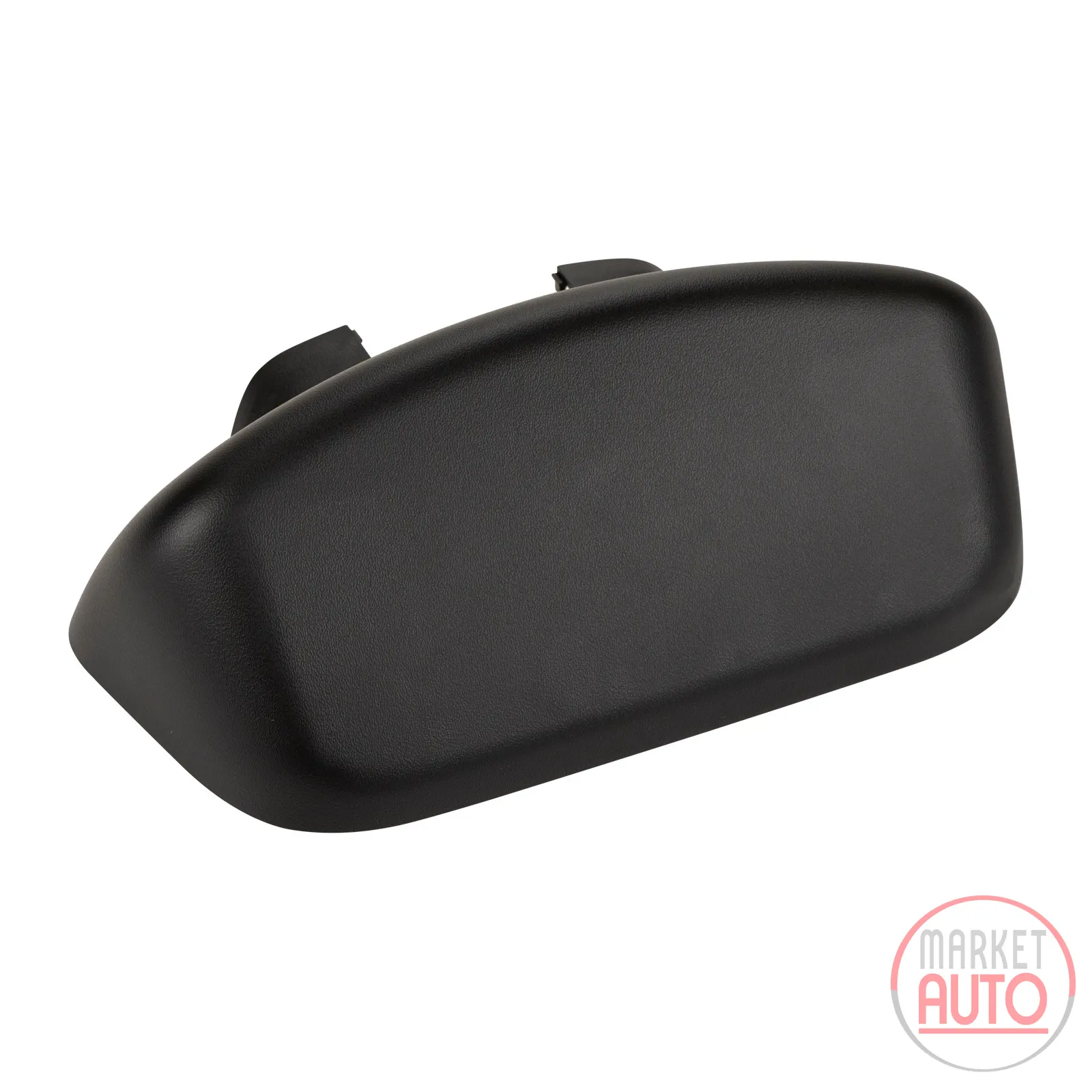 Cover for the rearview mirror in the driver's compartment