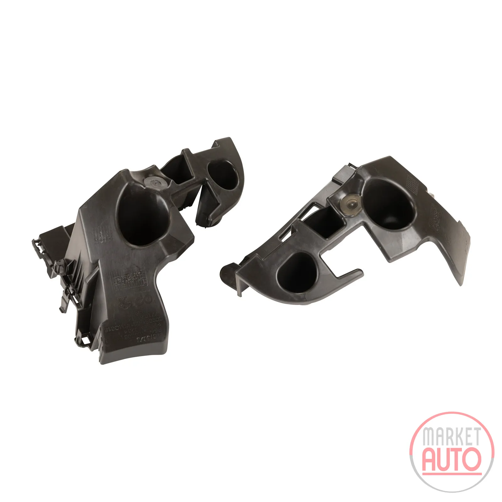 Rear bumper bracket set
