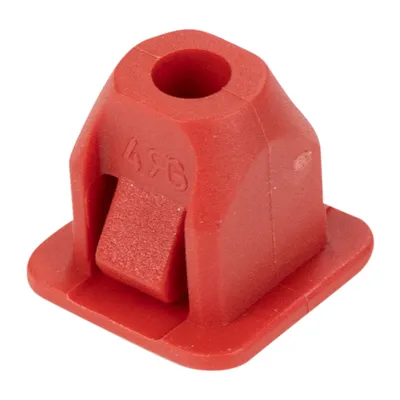 Plastic nut screw for the bumper
