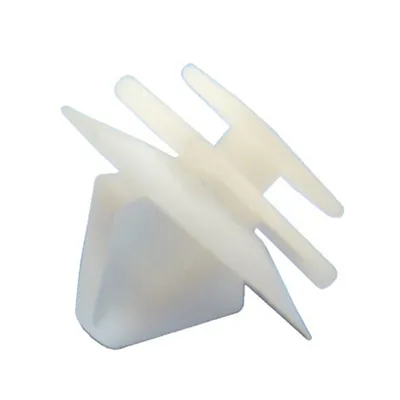 Strip clip for protective strip side wall, bonnet air duct