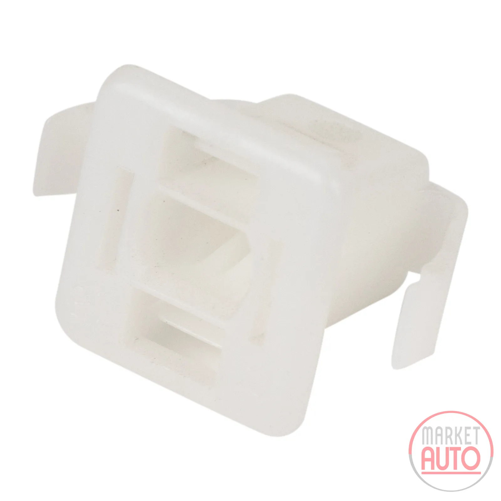Interior trim clip air line clamp