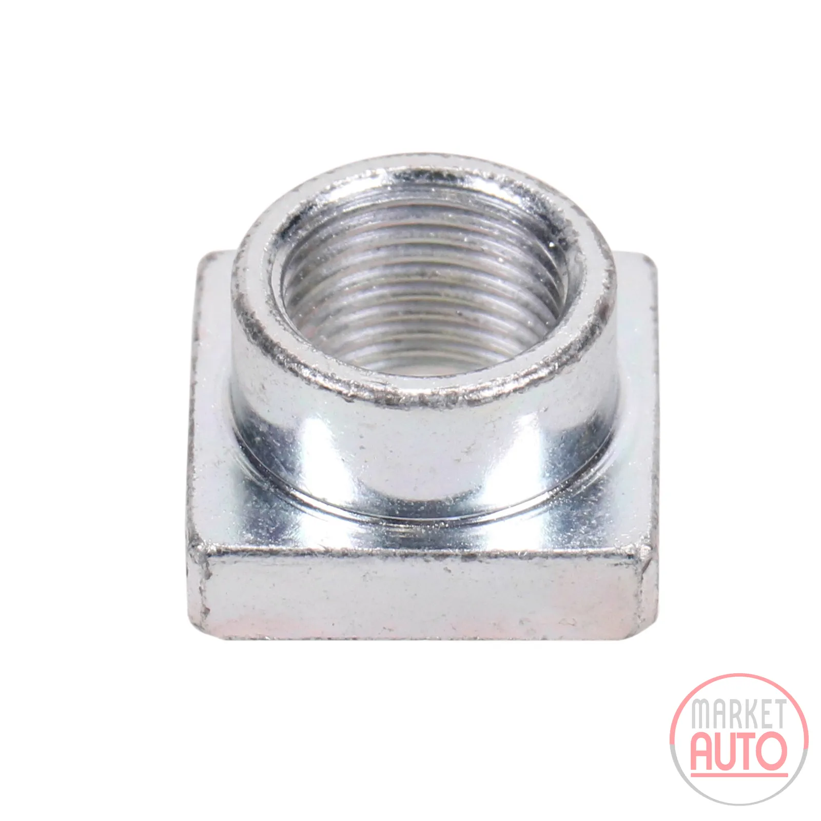 Nut for swing arm to bushing