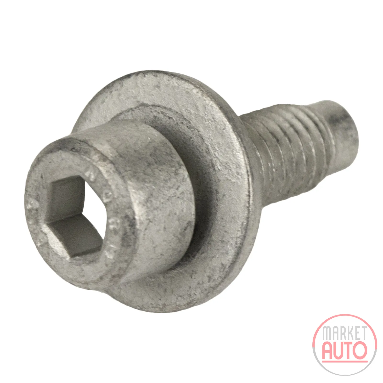 Screw with washer for the front bumper