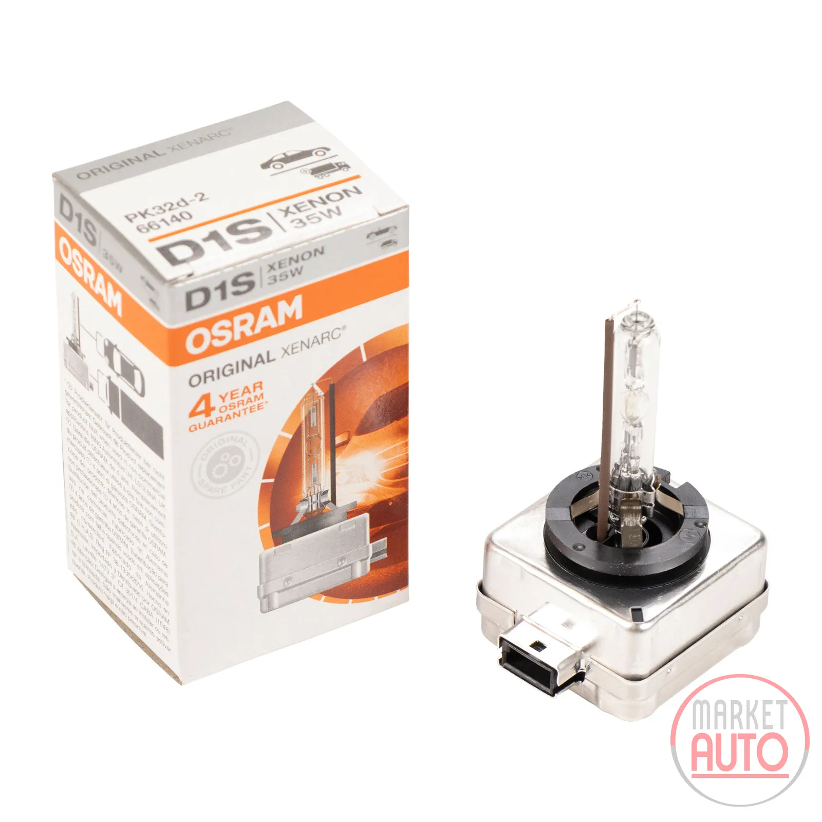 Xenon headlight bulb D1S 35W 85V Pk32d-2