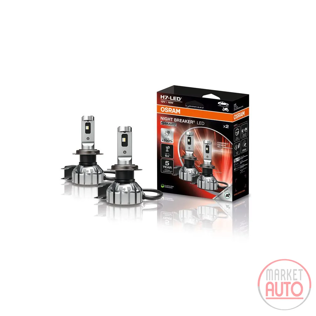 Night Breaker LED PRO GEN2 set of 2 H7 PX26d OSRAM