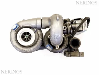 Twin turbocharger new from test engine (Borgwarner/KKK)-NLMR