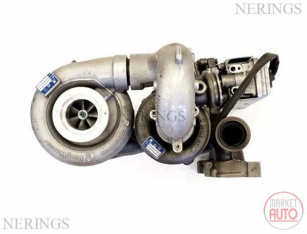 Twin turbocharger new from test engine (Borgwarner/KKK)-NLMR