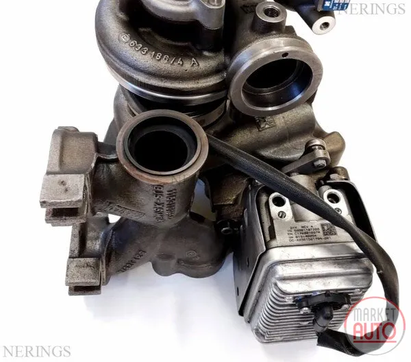 Bi-turbo turbocharger remanufactured (BorgWarner)