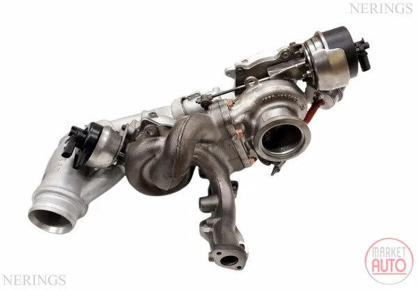 Twinturbo turbocharger remanufactured (Long manifold)(KKK)