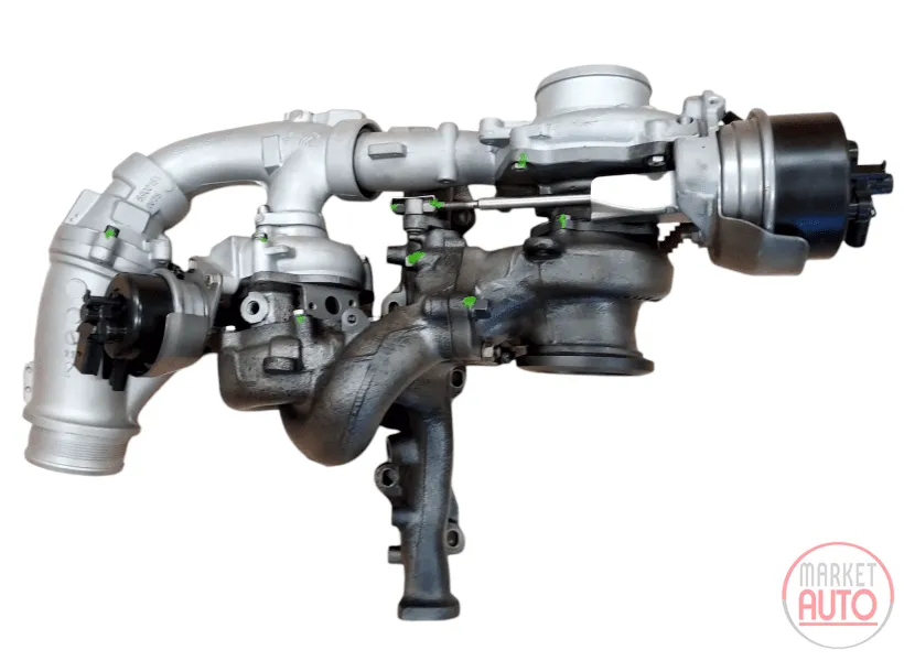Turbocharger remanufactured (Short manifold)(KKK)-PLBE
