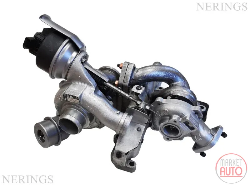 Twinturbo turbocharger Remanufactured Biturbo (Without common connection (KKK)