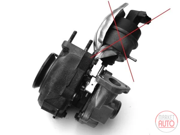 Turbocharger Remanufactured (without electronic turbo wastegate actuator KKK)