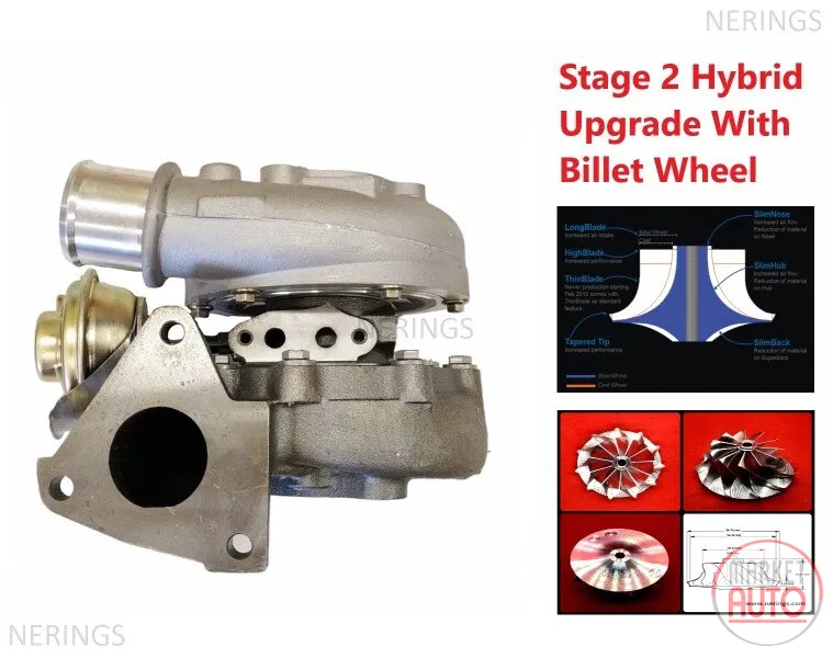 Turbocharger new Hybrid Stage-2 (with water cooling (GARRETT)-LVN