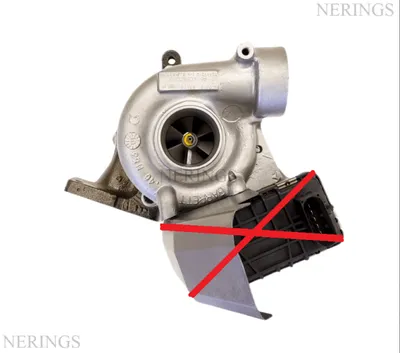 Turbocharger restored (without electronics (GARRETT-RIGHT SIDE)