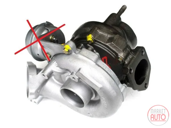 Turbocharger Remanufactured without Vacuum Wastegate Actuator (GARRETT)