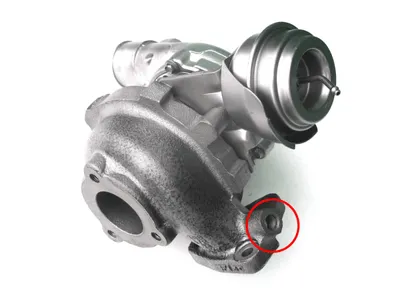 Turbocharger Remanufactured with space for temperature sensor (GARRETT)